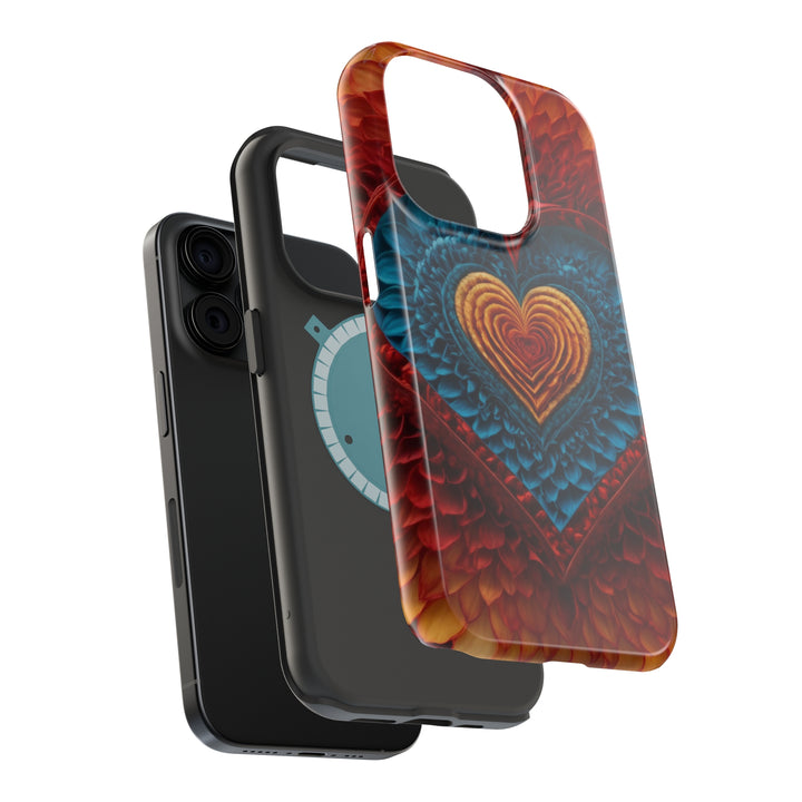 Vibrant Heart Layers - MagSafe Tough Case