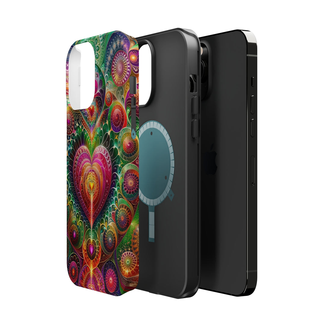 Kaleidoscopic Heart Symphony - MagSafe Tough Case