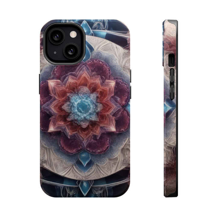 Symmetrical Crystal Bloom - MagSafe Tough Case