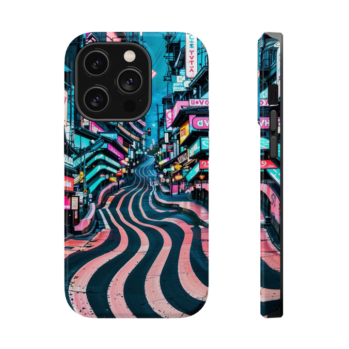 Vibrant Urban Waves - MagSafe Tough Case