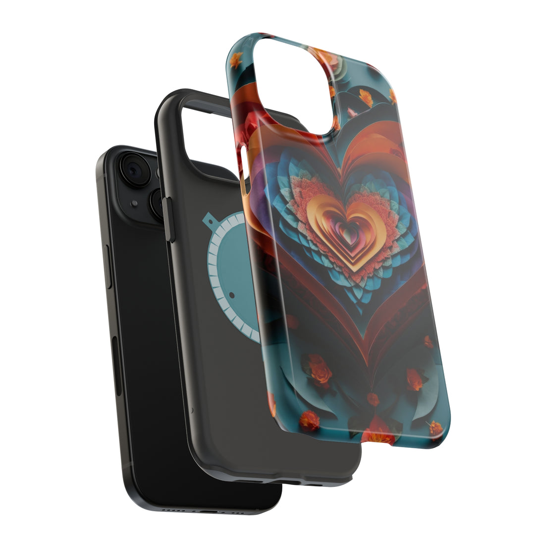 Blooming Heart Layers - MagSafe Tough Case