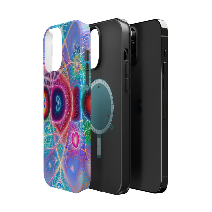 Vibrant Fractal Blossoms - MagSafe Tough Case