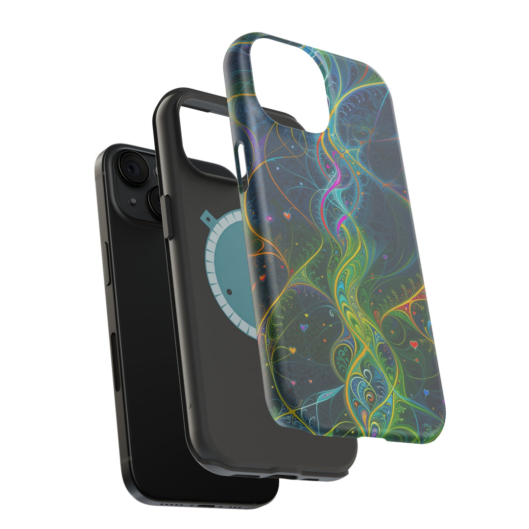 Vibrant Ethereal Swirls - MagSafe Tough Case