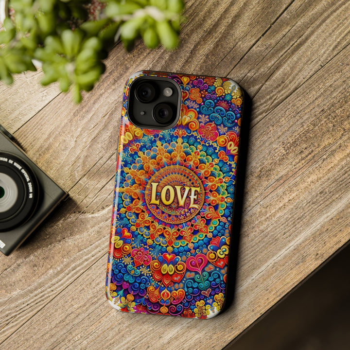 Vibrant Love Mandala - MagSafe Tough Case