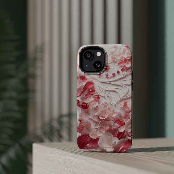 Floral Swirls Abstraction - MagSafe Tough Case