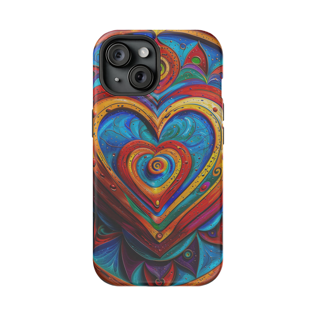 Vibrant Love Spiral - MagSafe Tough Case