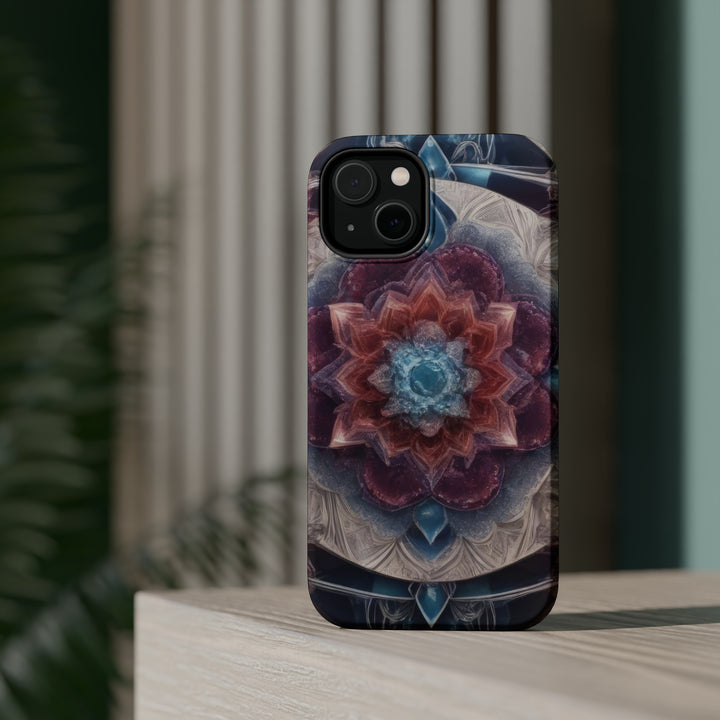 Symmetrical Crystal Bloom - MagSafe Tough Case