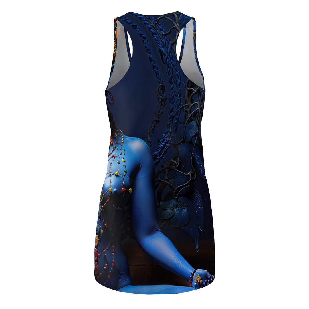 Mystical Blue Harmony - Racerback Dress
