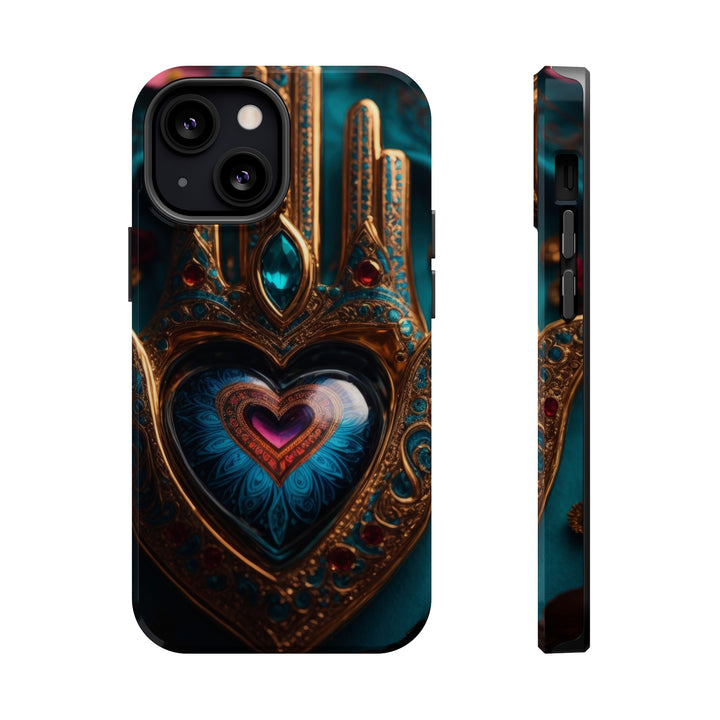 Mystical Heart Hamsa - MagSafe Tough Case