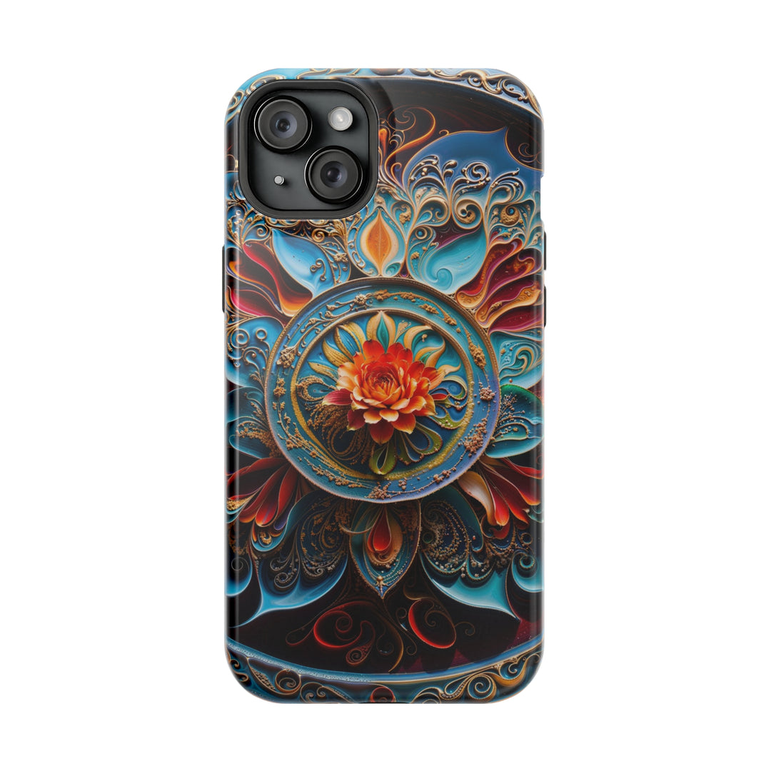 Intricate Floral Mandala - MagSafe Tough Case