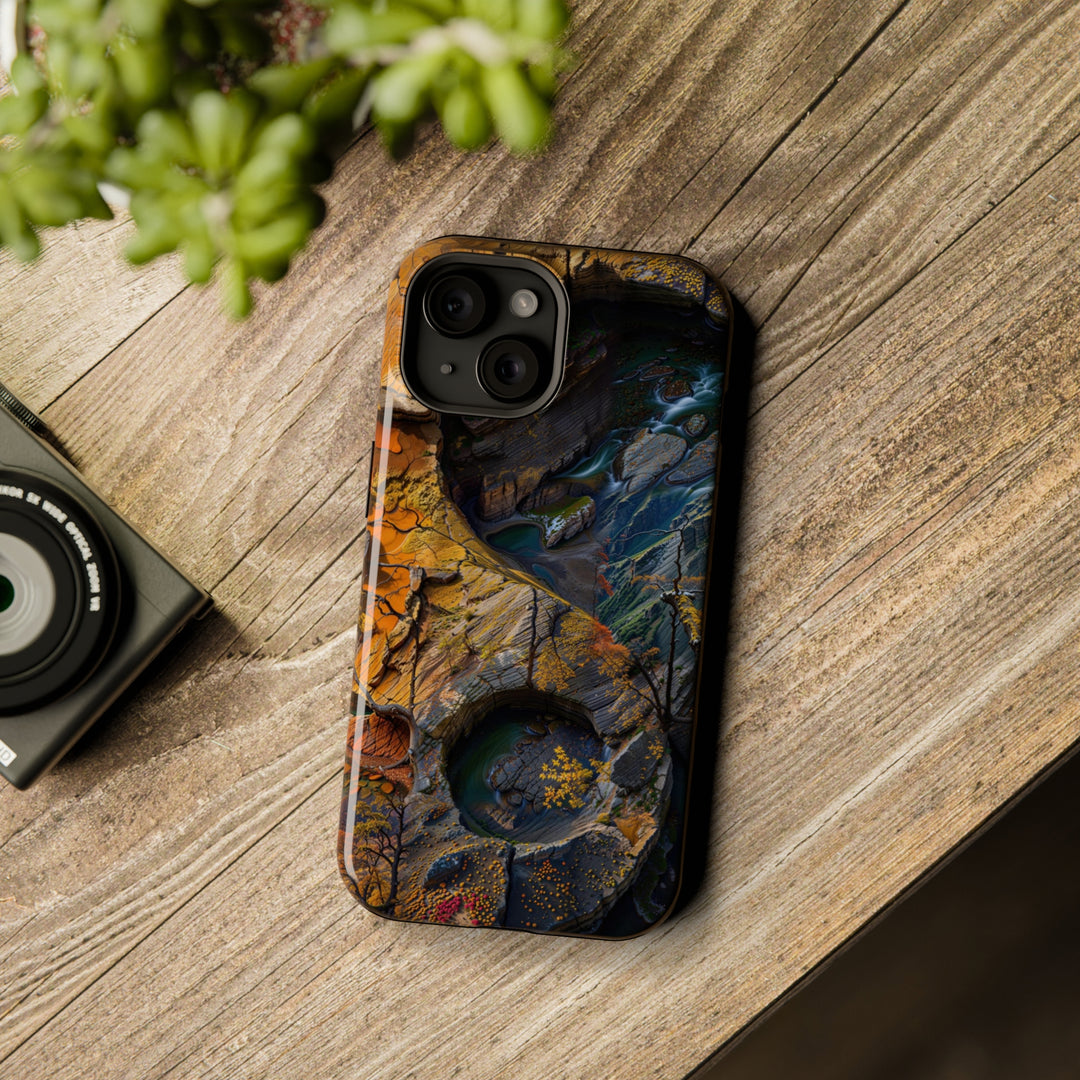 Autumn Geometric Contrast - MagSafe Tough Case