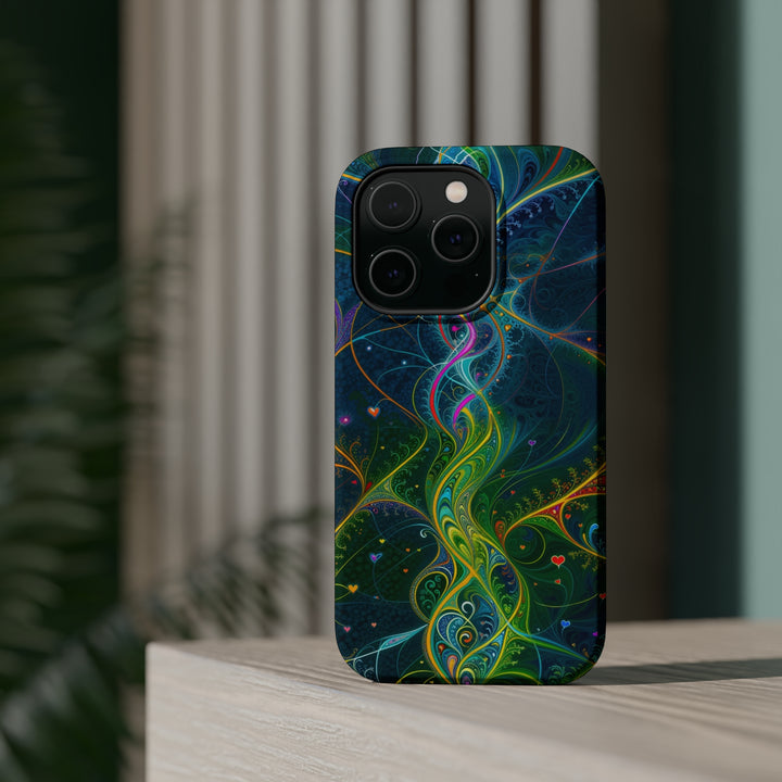 Vibrant Ethereal Swirls - MagSafe Tough Case