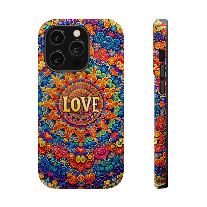 Vibrant Love Mandala - MagSafe Tough Case