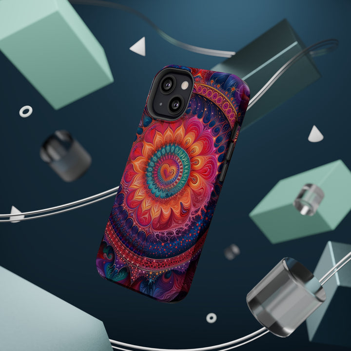 Vibrant Spiral Mandala - MagSafe Tough Case