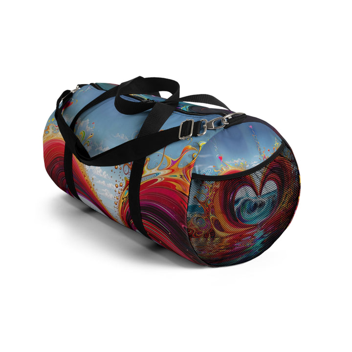 Vibrant Heart Waves - Duffle Bag