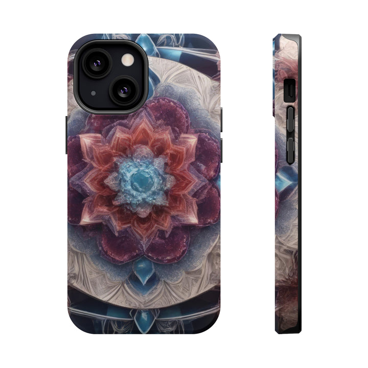 Symmetrical Crystal Bloom - MagSafe Tough Case