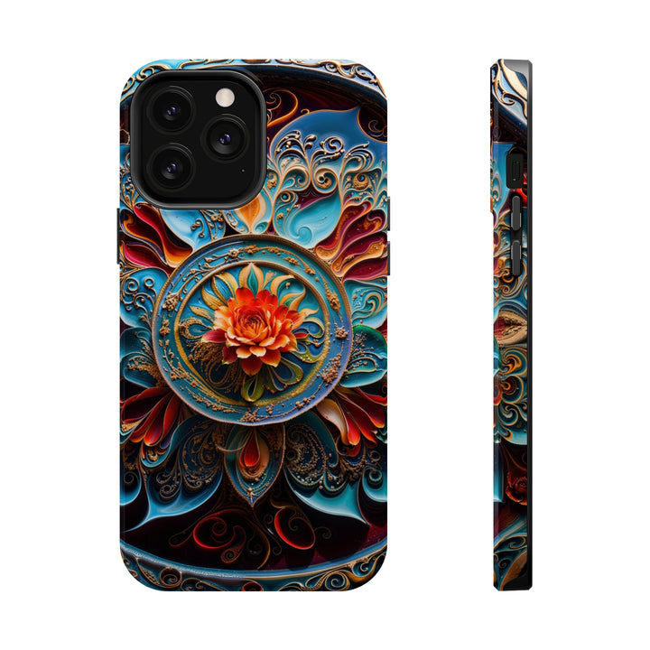 Intricate Floral Mandala - MagSafe Tough Case