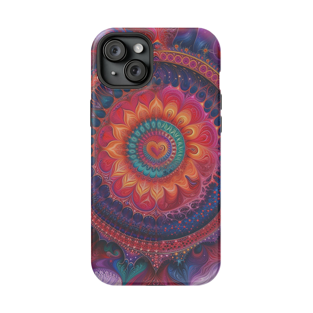 Vibrant Spiral Mandala - MagSafe Tough Case