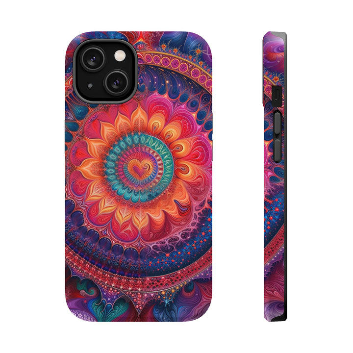 Vibrant Spiral Mandala - MagSafe Tough Case