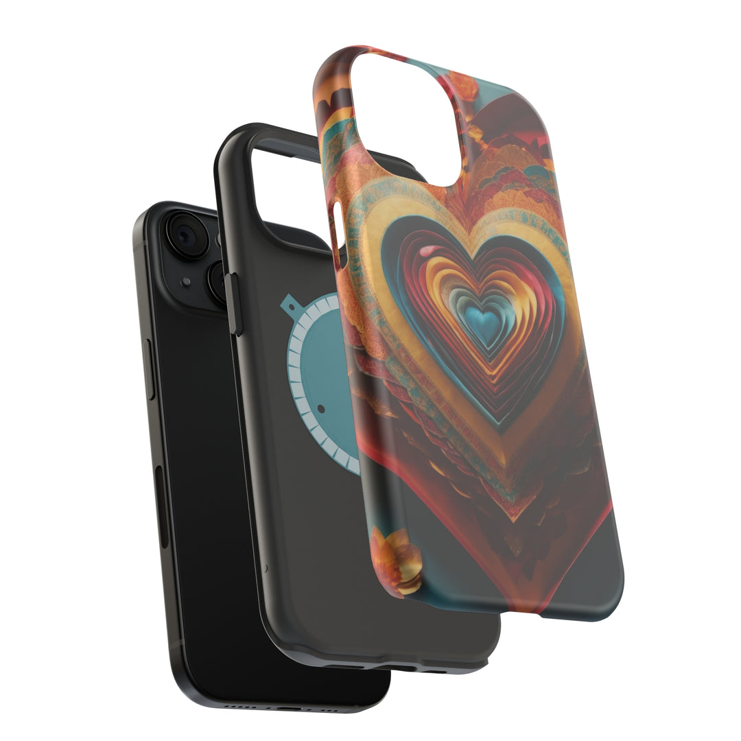 Infinite Layered Hearts - MagSafe Tough Case