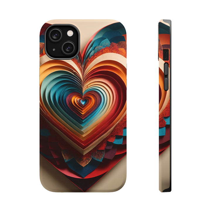 Vibrant Paper Heart - MagSafe Tough Case