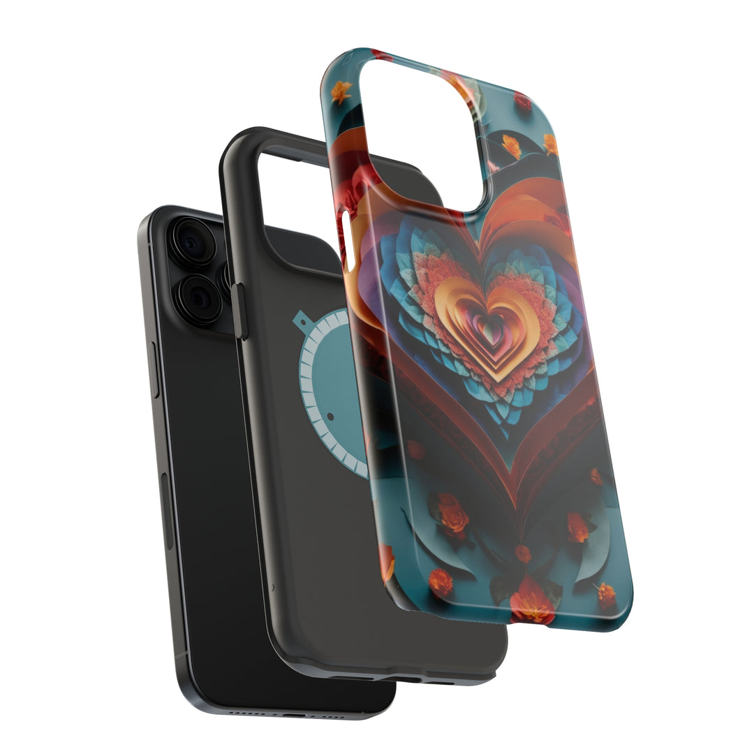 Blooming Heart Layers - MagSafe Tough Case