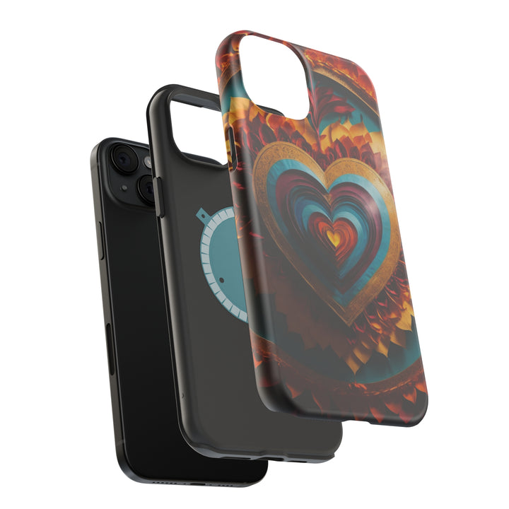 Vibrant Layered Heart - MagSafe Tough Case