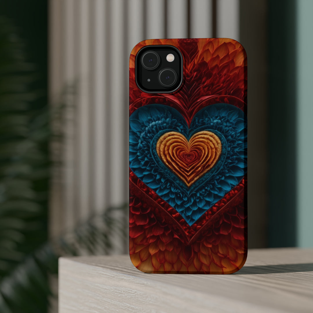 Vibrant Heart Layers - MagSafe Tough Case