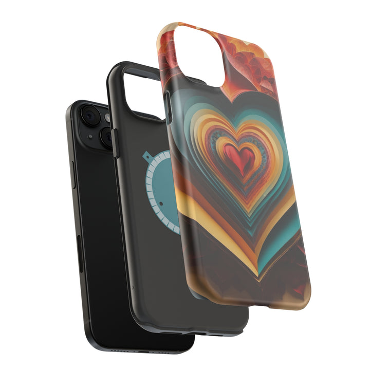 Layered Heart Blossoms - MagSafe Tough Case