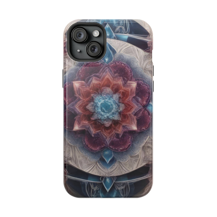 Symmetrical Crystal Bloom - MagSafe Tough Case