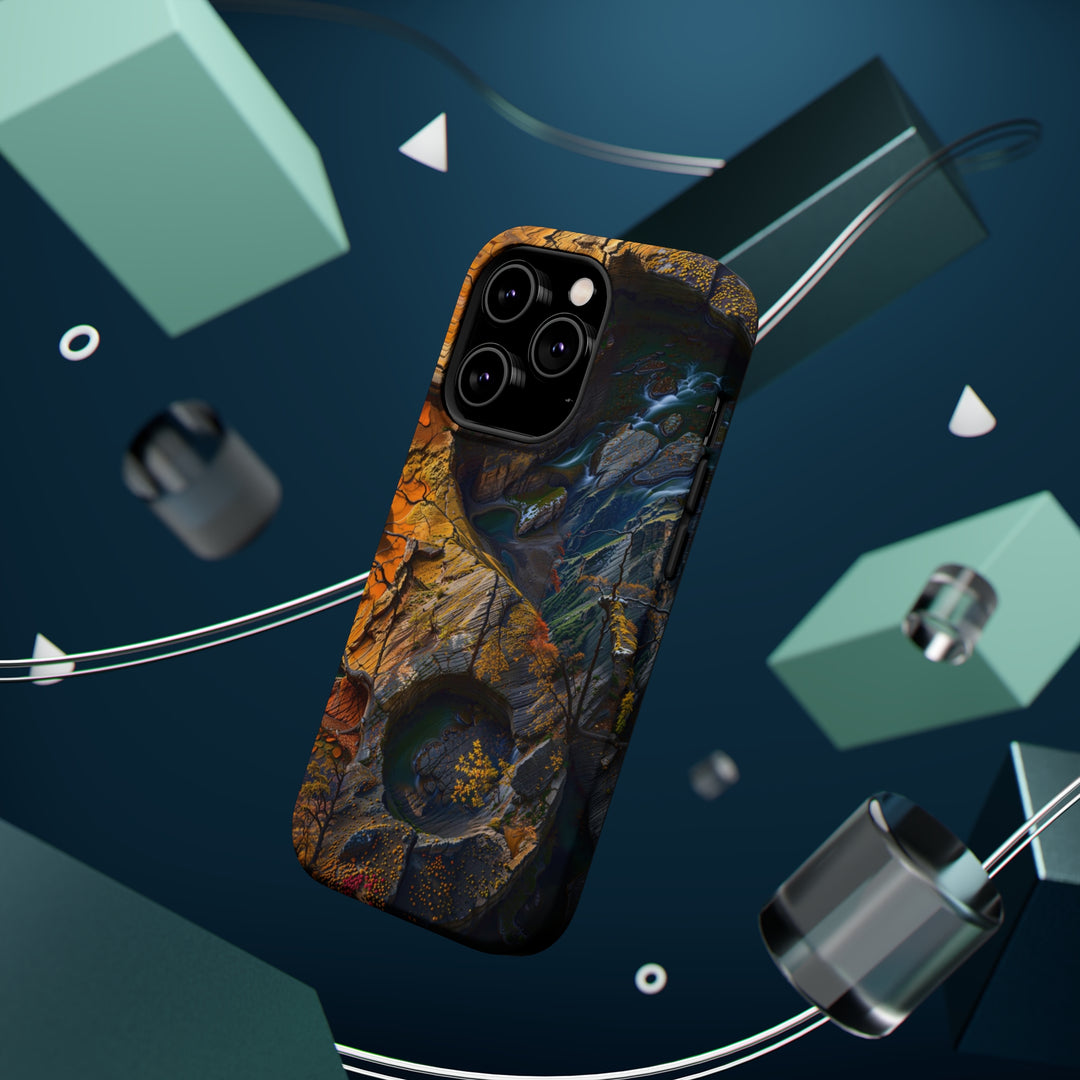 Autumn Geometric Contrast - MagSafe Tough Case