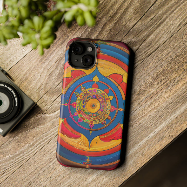 Vibrant Cosmic Spiral - MagSafe Tough Case