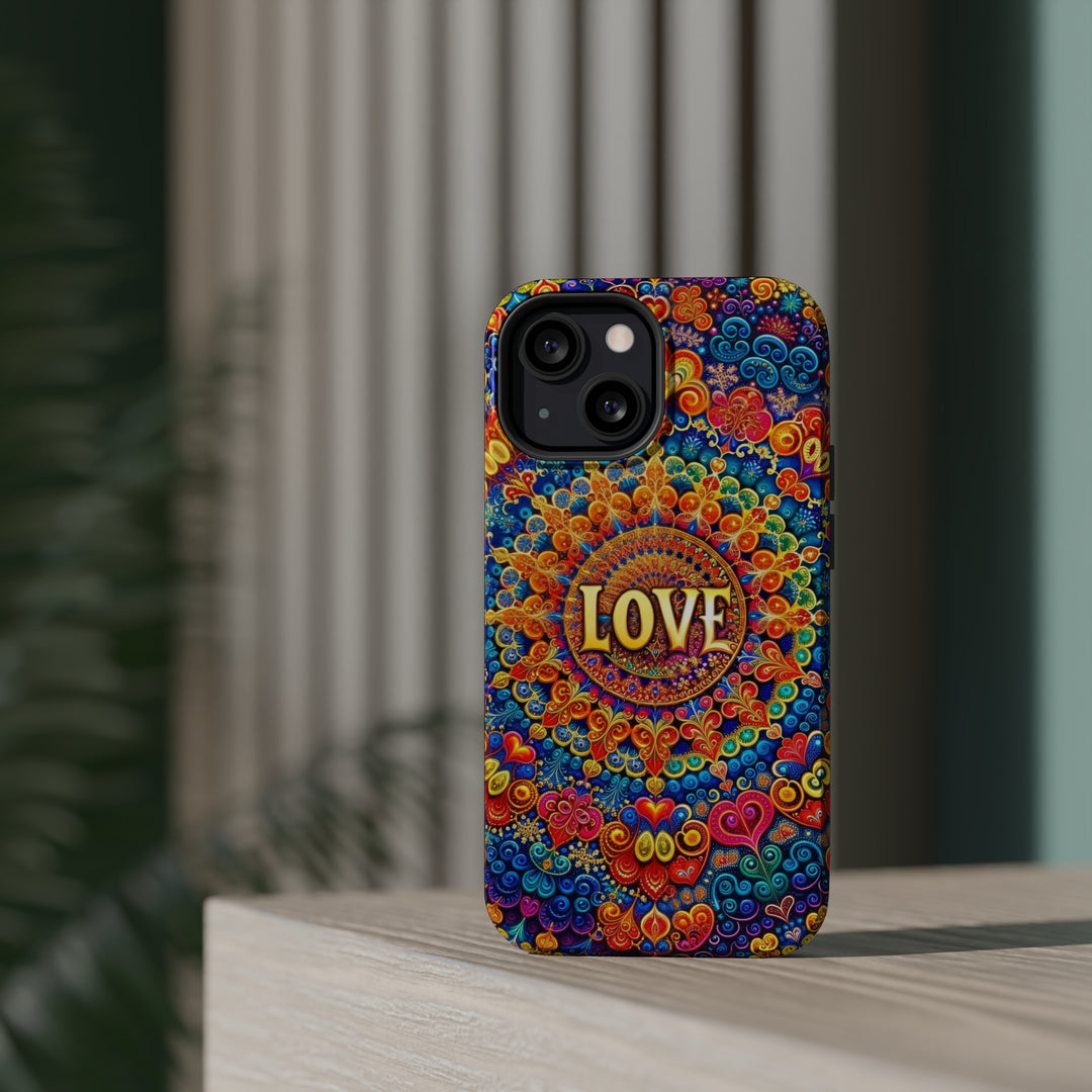 Vibrant Love Mandala - MagSafe Tough Case