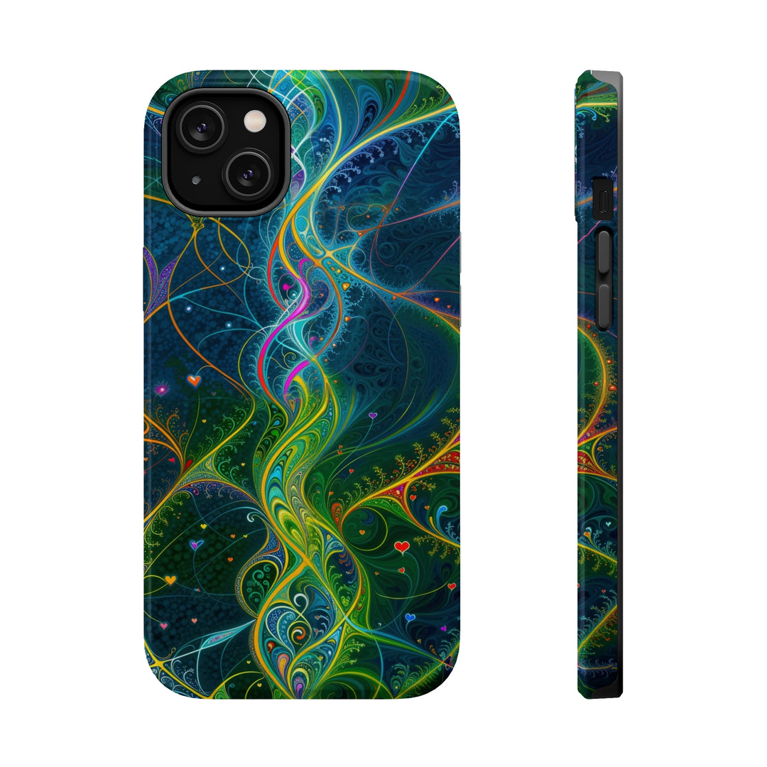 Vibrant Ethereal Swirls - MagSafe Tough Case