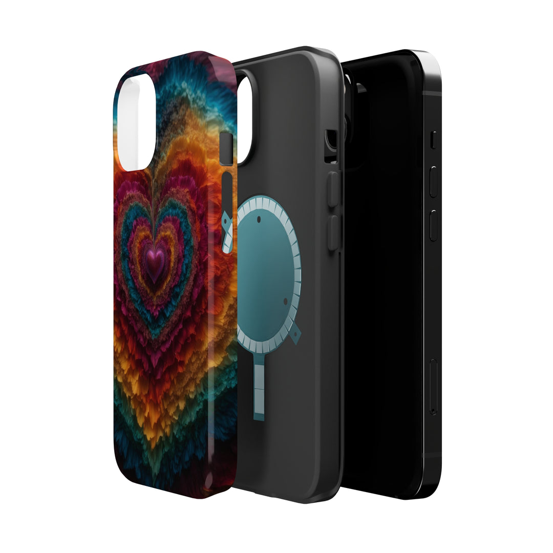 Vibrant Heart Layers - MagSafe Tough Case