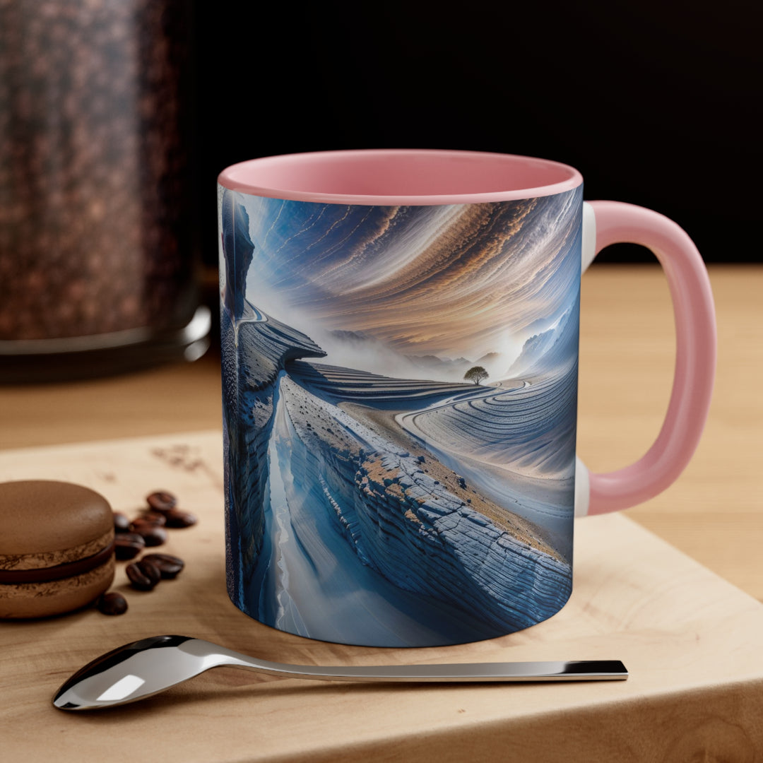 Cosmic Human Duality - Accent Coffee Mug