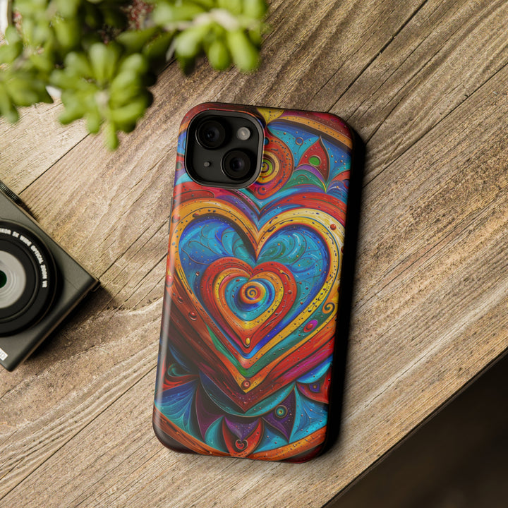 Vibrant Love Spiral - MagSafe Tough Case