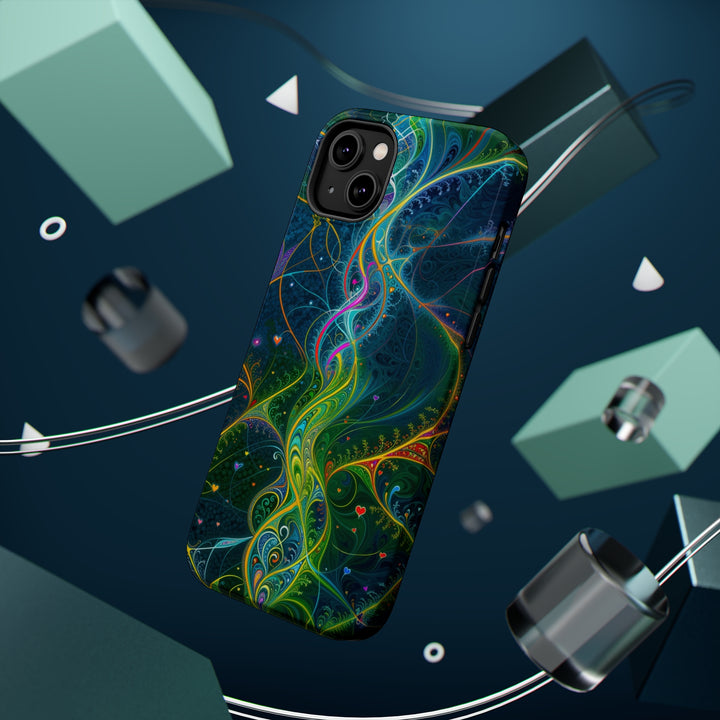 Vibrant Ethereal Swirls - MagSafe Tough Case