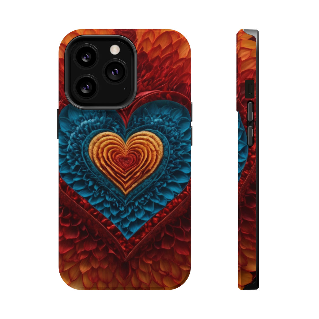 Vibrant Heart Layers - MagSafe Tough Case