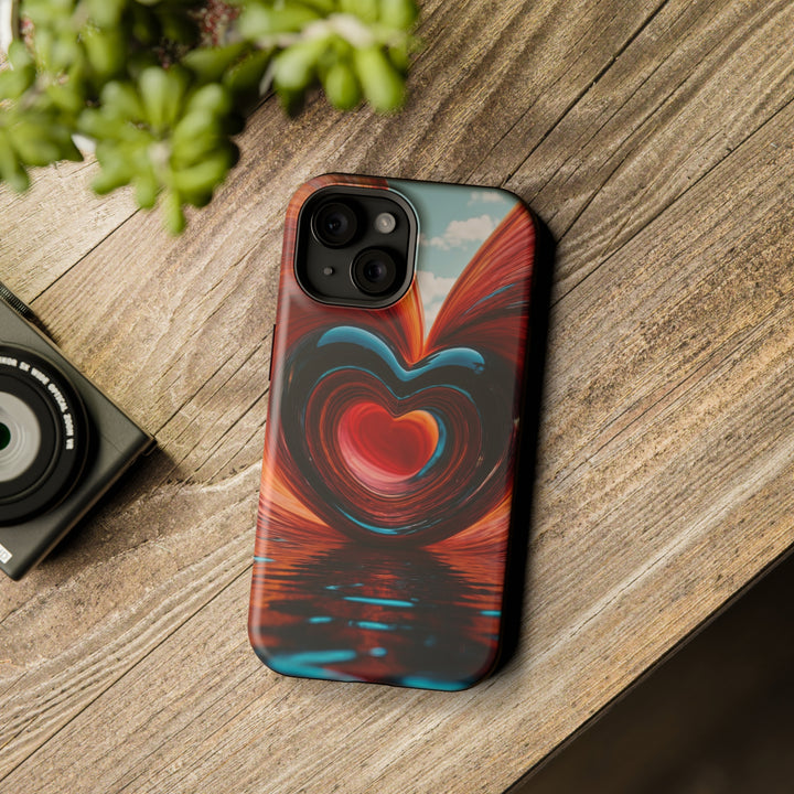 Swirling Heart Reflection - MagSafe Tough Case