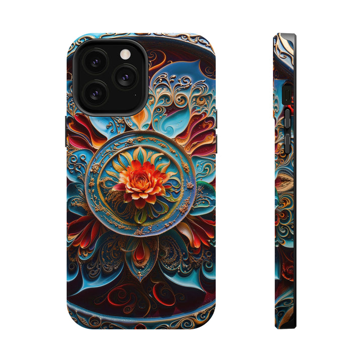 Intricate Floral Mandala - MagSafe Tough Case
