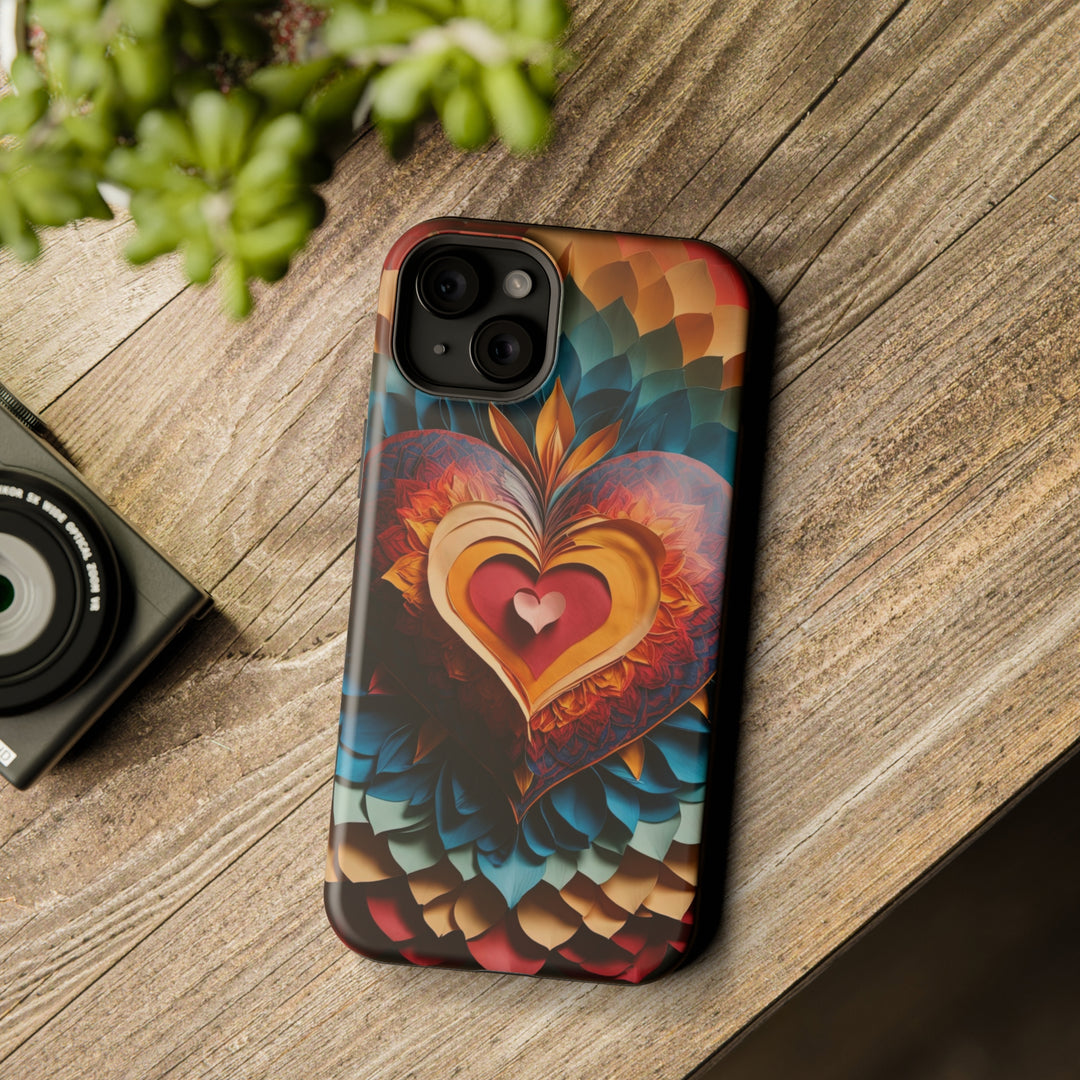 Radiant Heart Bloom - MagSafe Tough Case