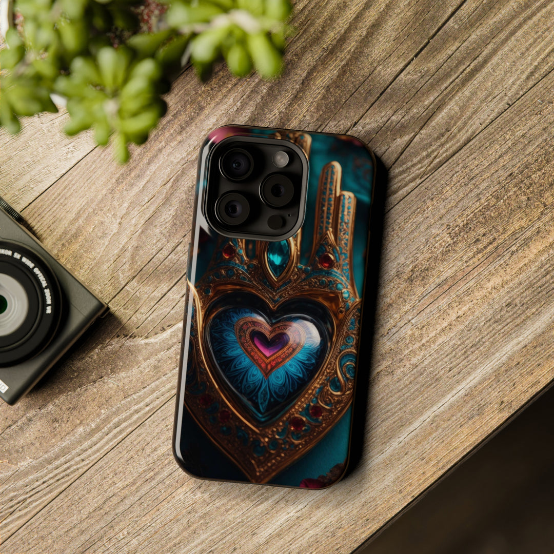 Mystical Heart Hamsa - MagSafe Tough Case