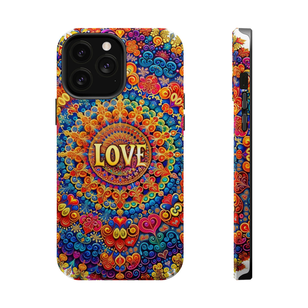 Vibrant Love Mandala - MagSafe Tough Case