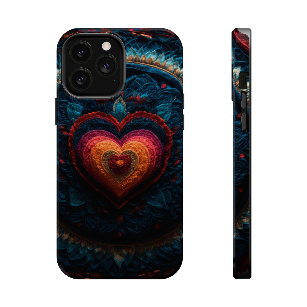 Nested Heart Tapestry - MagSafe Tough Case