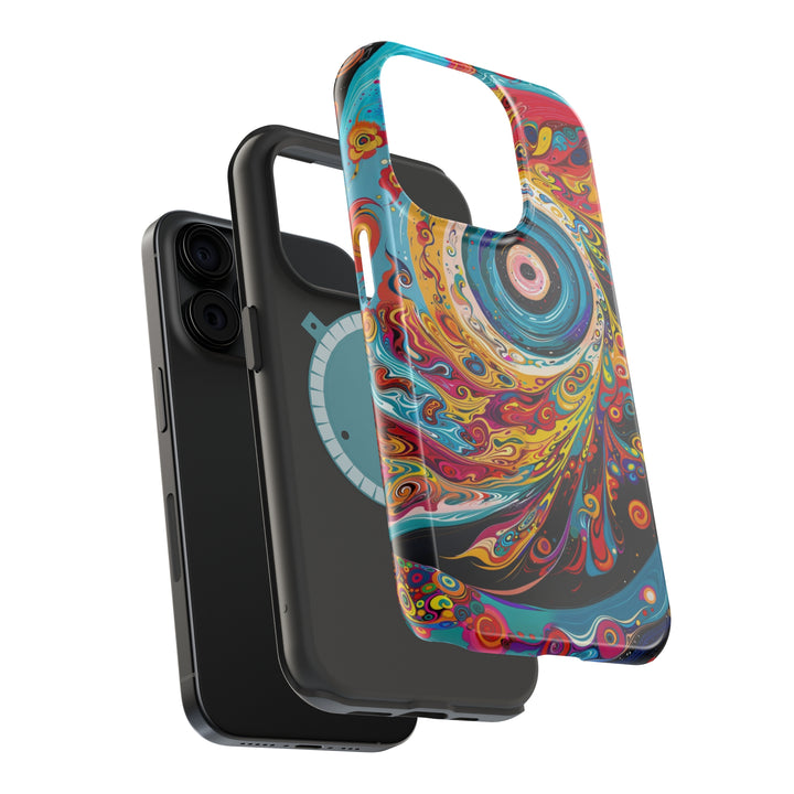 Vibrant Cosmic Swirl - MagSafe Tough Case