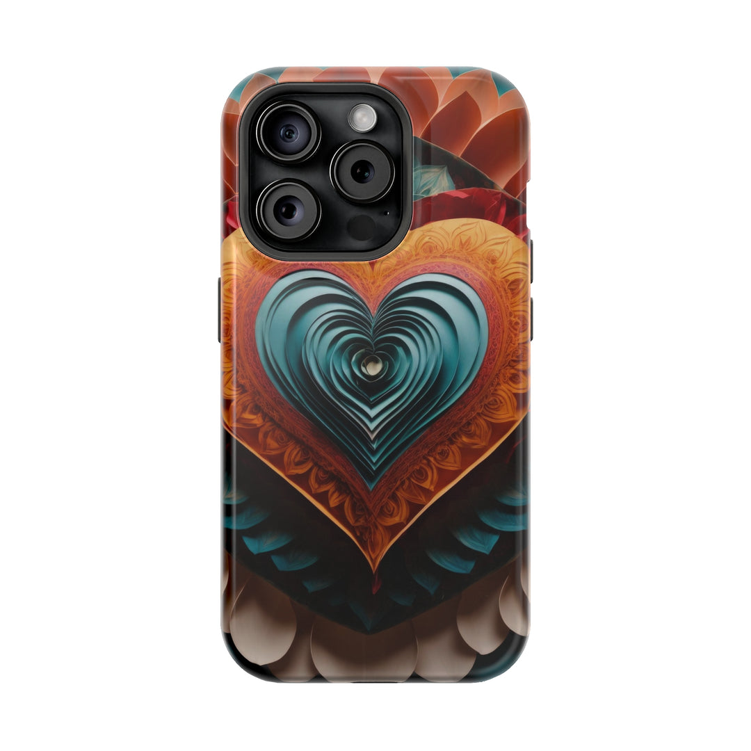 Layered Heart Artwork - MagSafe Tough Case