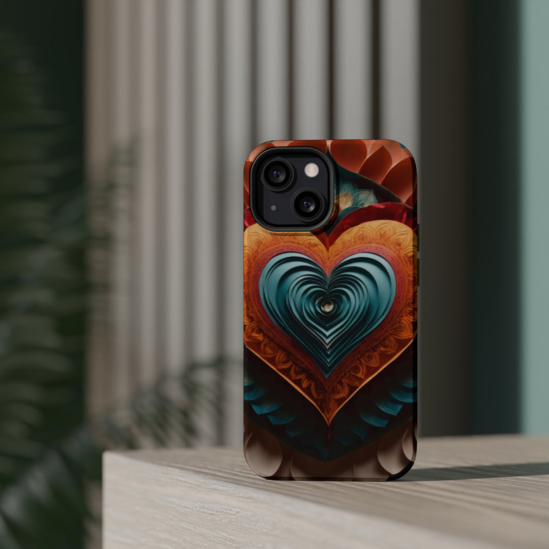 Layered Heart Artwork - MagSafe Tough Case