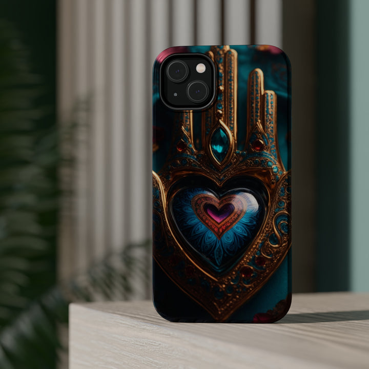 Mystical Heart Hamsa - MagSafe Tough Case