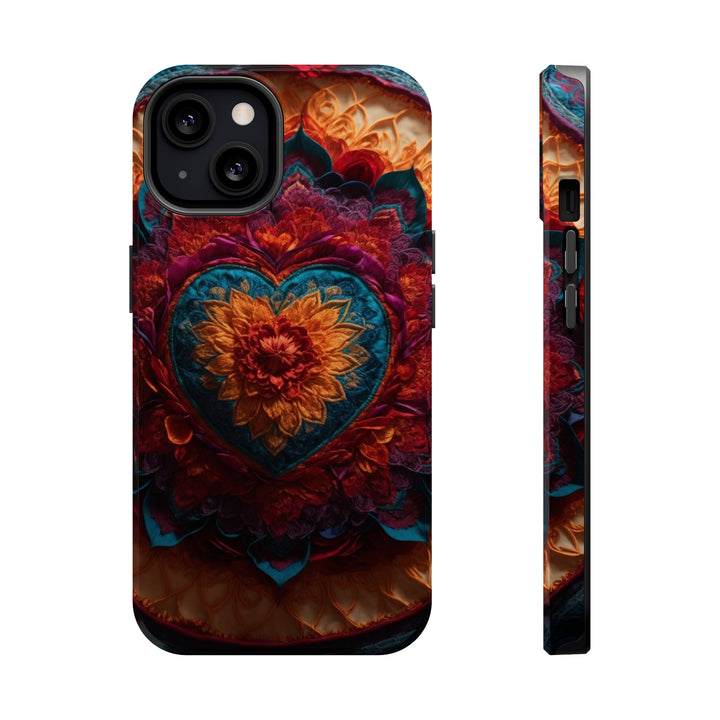 Radiant Floral Mandala - MagSafe Tough Case